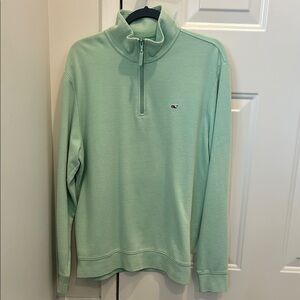 Vineyard Vines Mint Quarter Zip, Men’s L